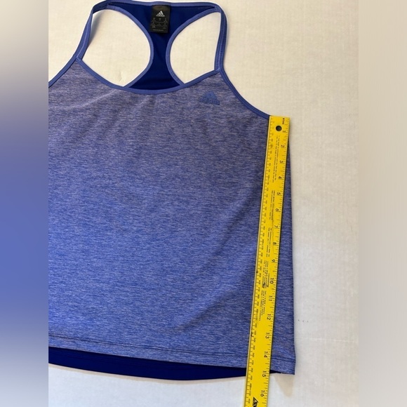 Adidas athletic tank top in Magenta w/mesh backside Sz-M. H6 - Picture 7 of 8